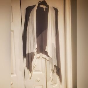 Lululemon Hatha Wrap Gray and White Knit Cardigan